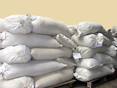 package - malt sprouts in polypropylen sacks